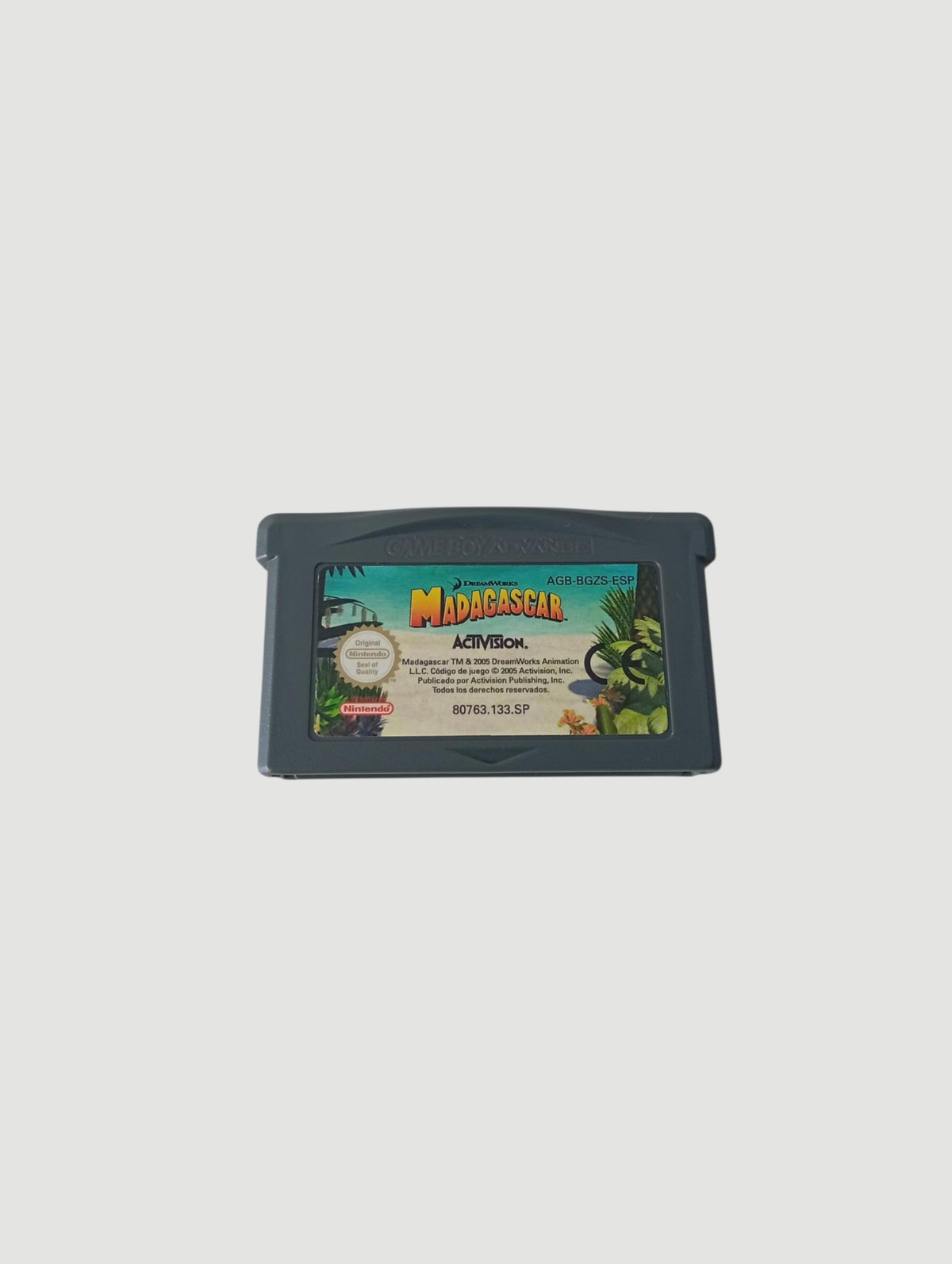 cartucho madagascar original español game boy advance