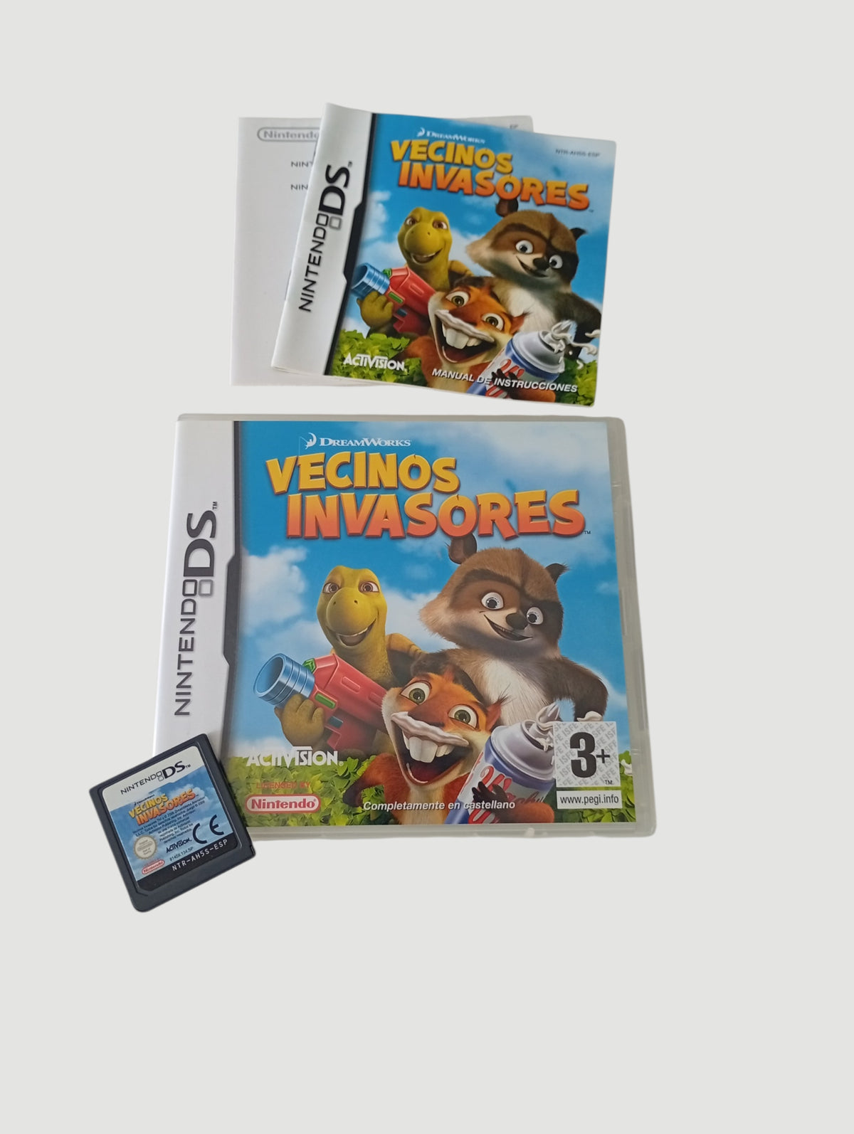 vecinos invasores original español nintendo ds