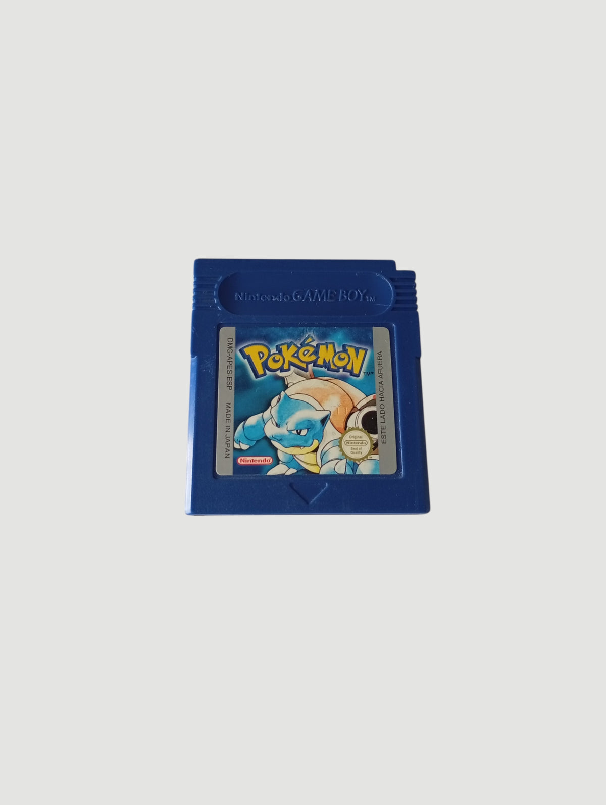 cartucho pokemon azul original español game boy