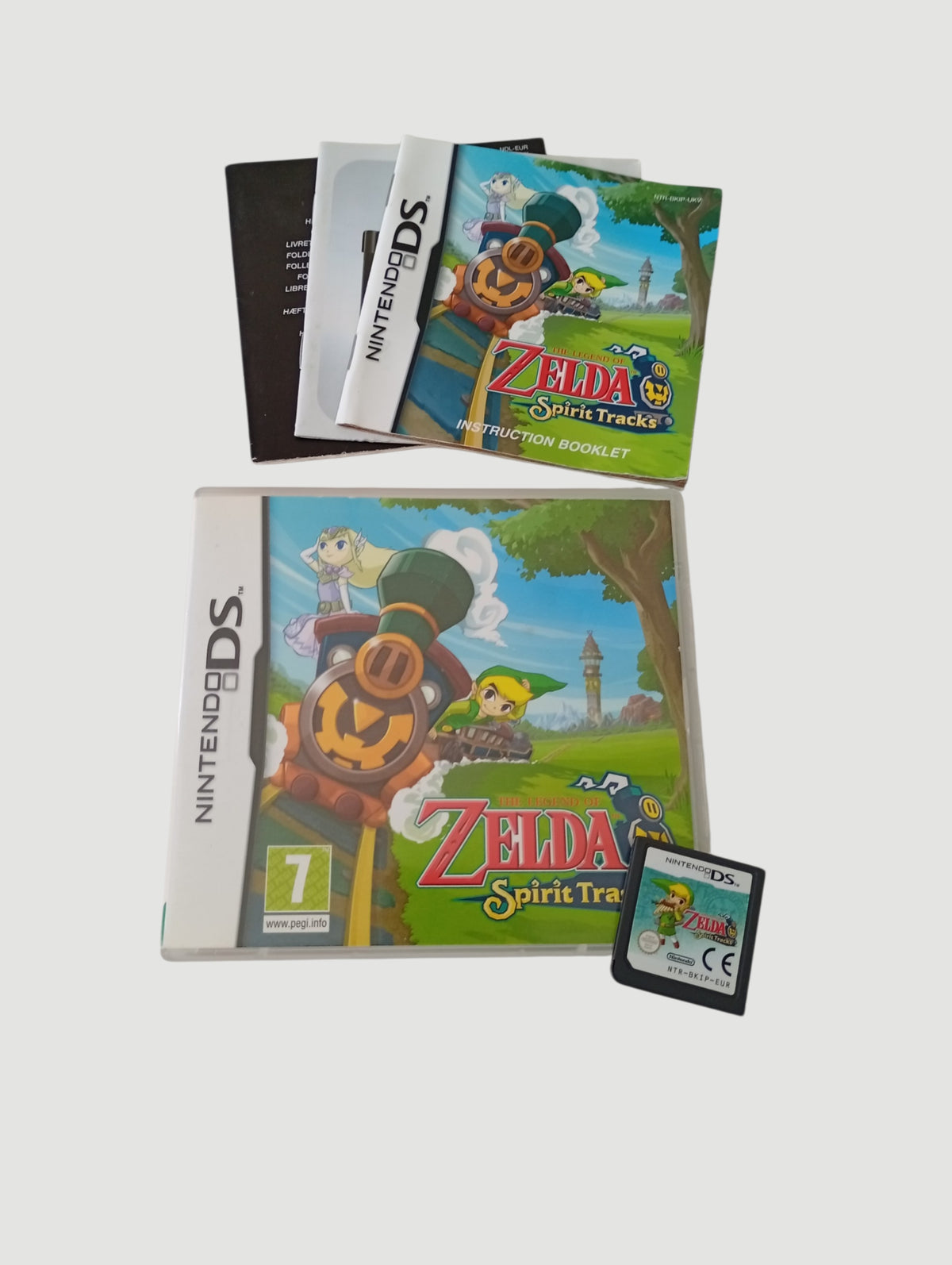 zelda spirits tracks original español nintendo ds