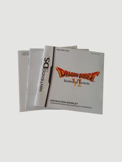 dragon quest VI los reinos oniricos original español nintendo ds