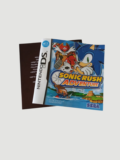 sonic rush adventure original español nintendo ds