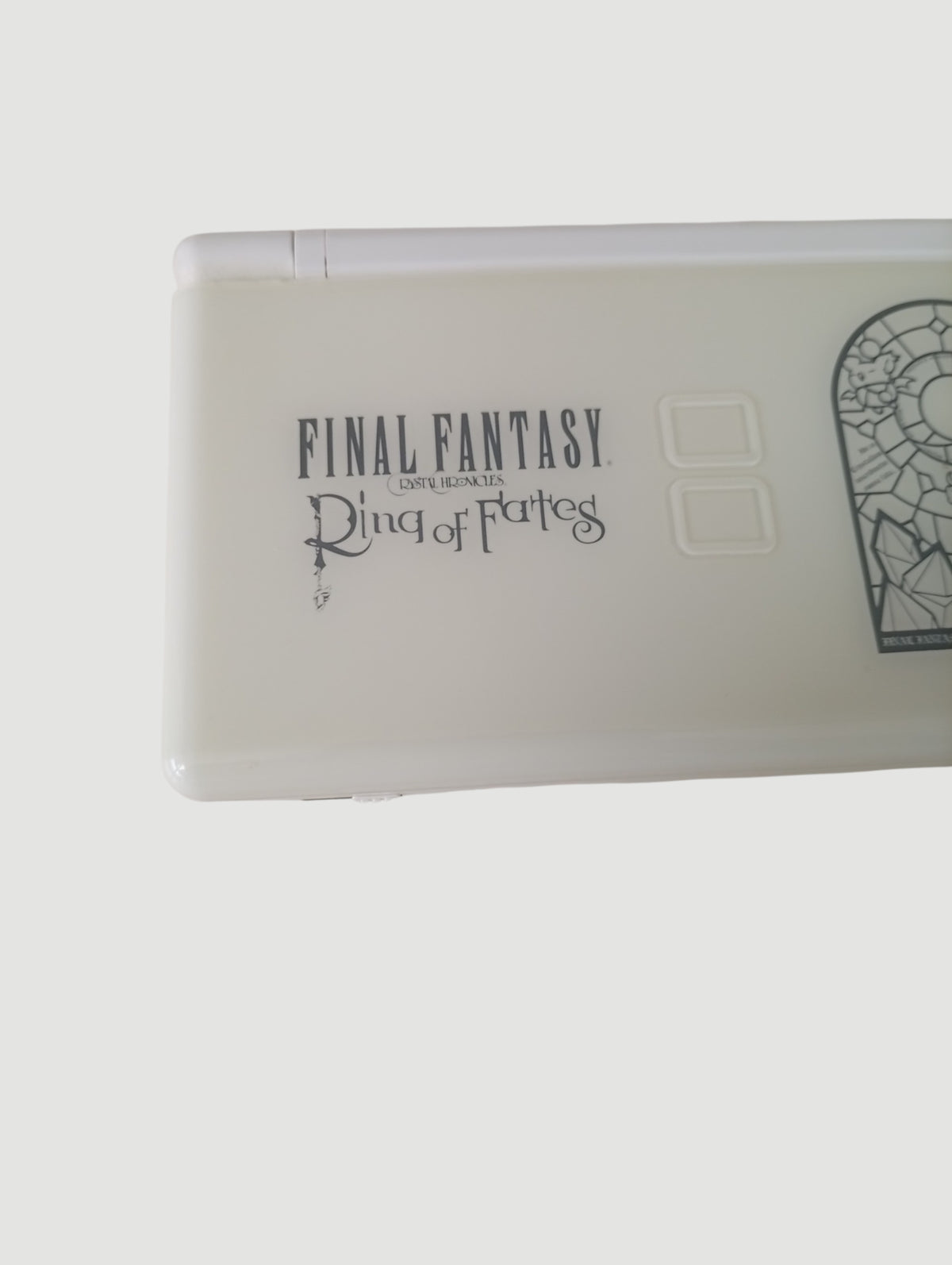 Consola nintendo ds lite edicion especial  final fantasy blanca ring of fates