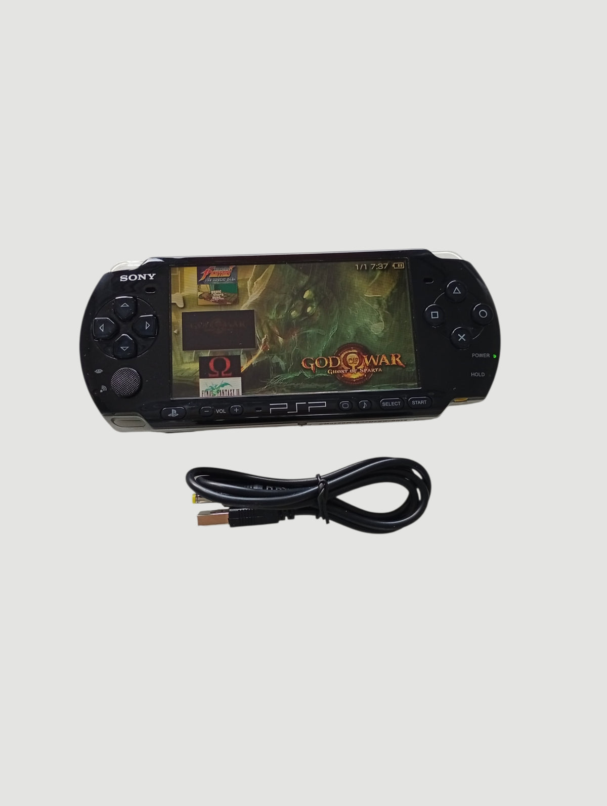 Consola psp 3000 negra liberada en micro sd 32 gb