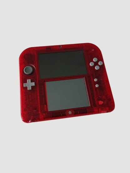 Consola nintendo 2ds edicion especial pokemon rojo liberada en micro sd 32 gb