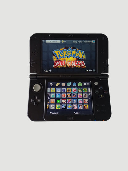 consola nintendo new 3ds xl edicion especial pokemon sol luna liberada en micro sd 32 gb