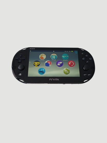 Consola psvita slim negra en caja liberada en micro sd 32 gb