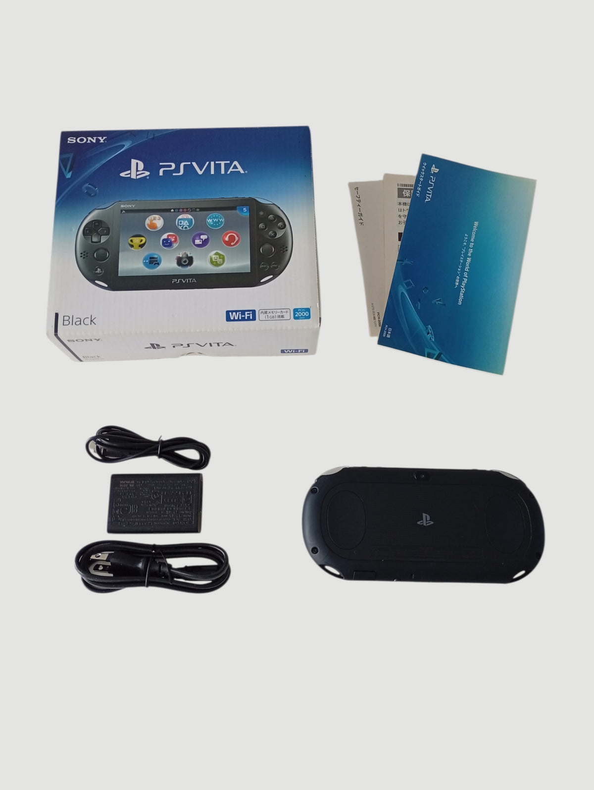 Consola psvita slim negra en caja liberada en micro sd 32 gb