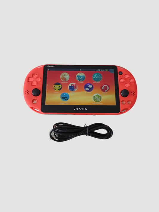 Consola psvita slim naranja liberada en micro sd 32 gb