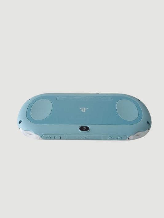 Consola psvita slim celeste blanco liberada en micro sd 32 gb