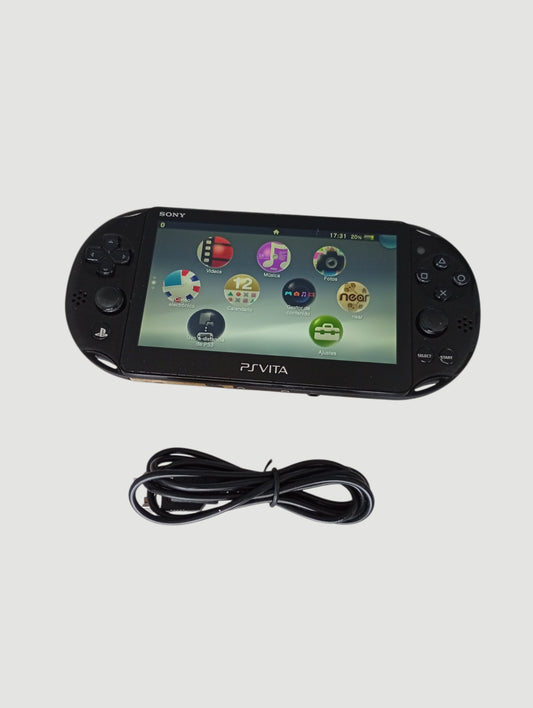 Consola psvita slim negra blanco liberada en micro sd 32 gb