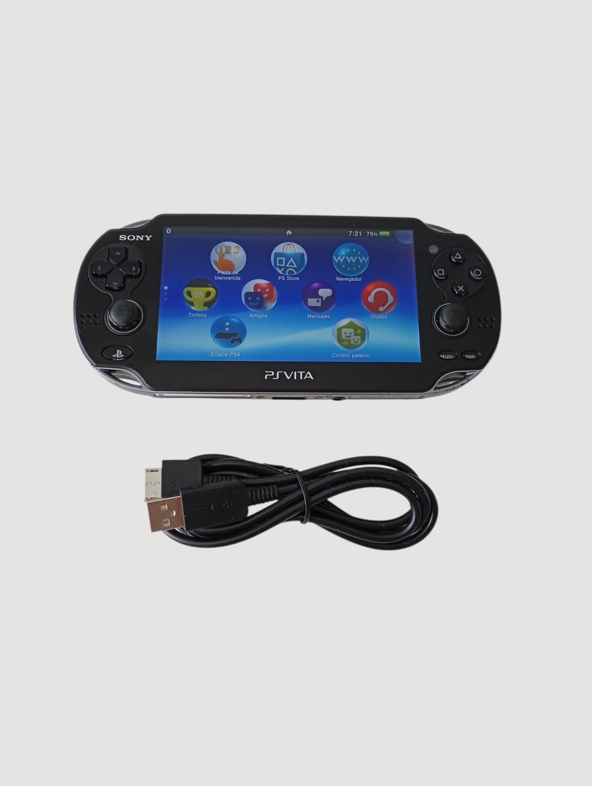 Consola psvita fat negra liberada en micro sd 32 gb