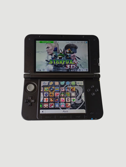consola nintendo 3ds old xl blue liberada en micro sd 32 gb
