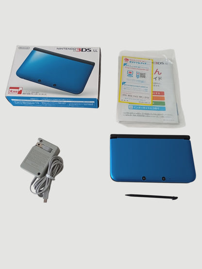 consola nintendo 3ds old xl blue liberada en micro sd 32 gb
