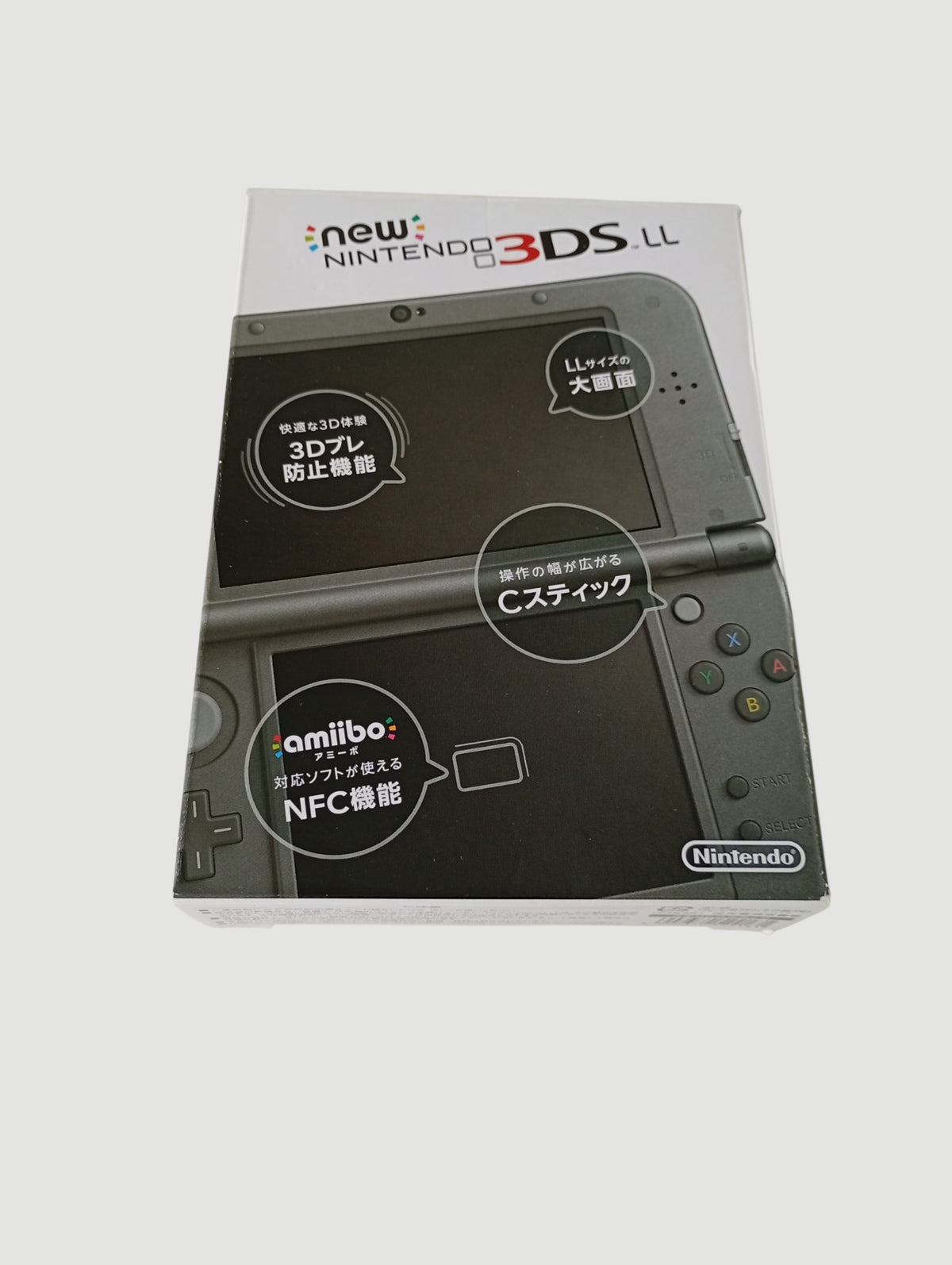 consola nintendo new 3ds xl metallic black en caja liberada en micro sd 32 gb
