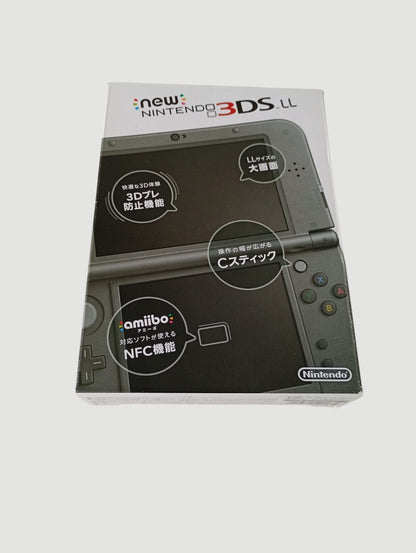 consola nintendo new 3ds xl metallic black en caja liberada en micro sd 32 gb