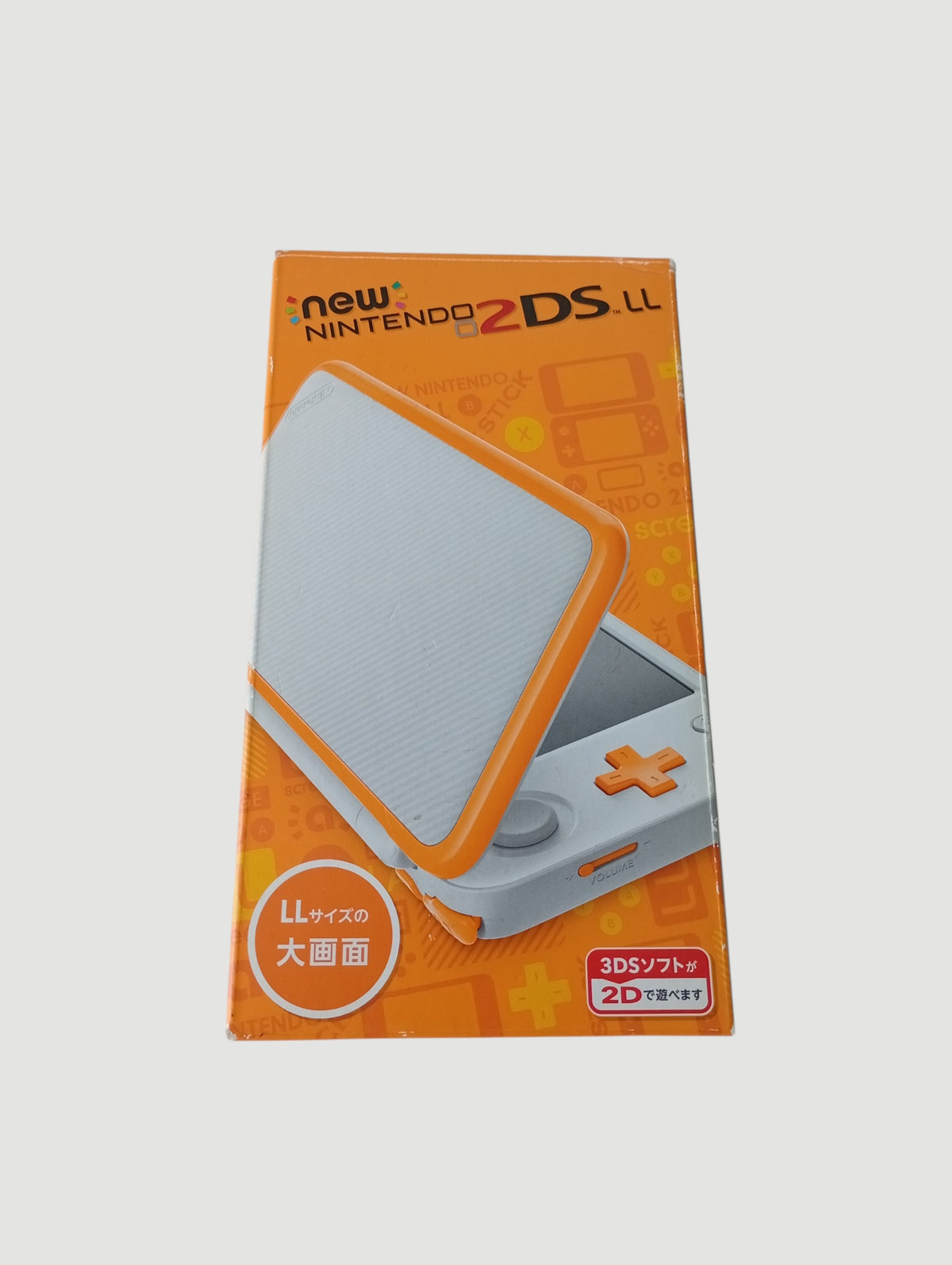 consola nintendo new 2ds xl orange white en caja liberada en micro sd 32 gb