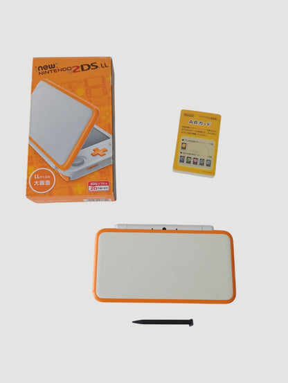 consola nintendo new 2ds xl orange white en caja liberada en micro sd 32 gb