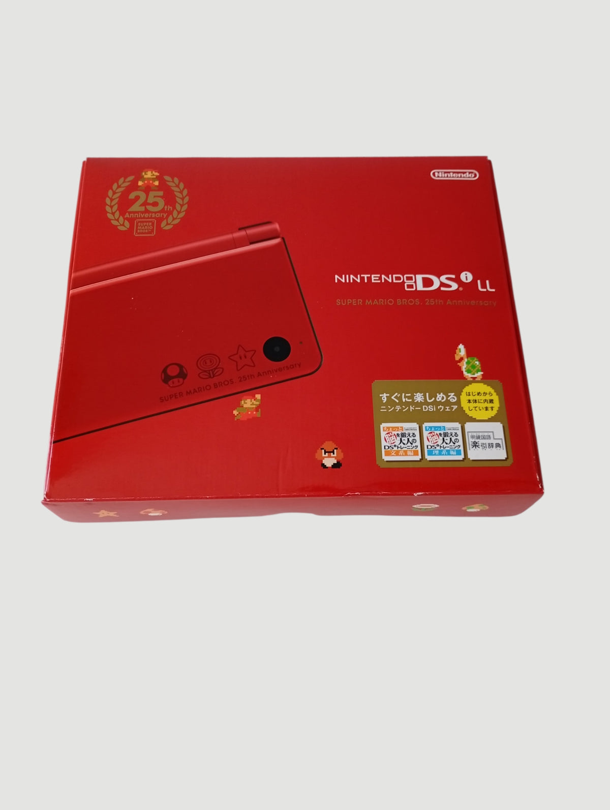 consola nintendo dsi xl edicion especial 25 aniversario mario liberada en micro sd 32 gb