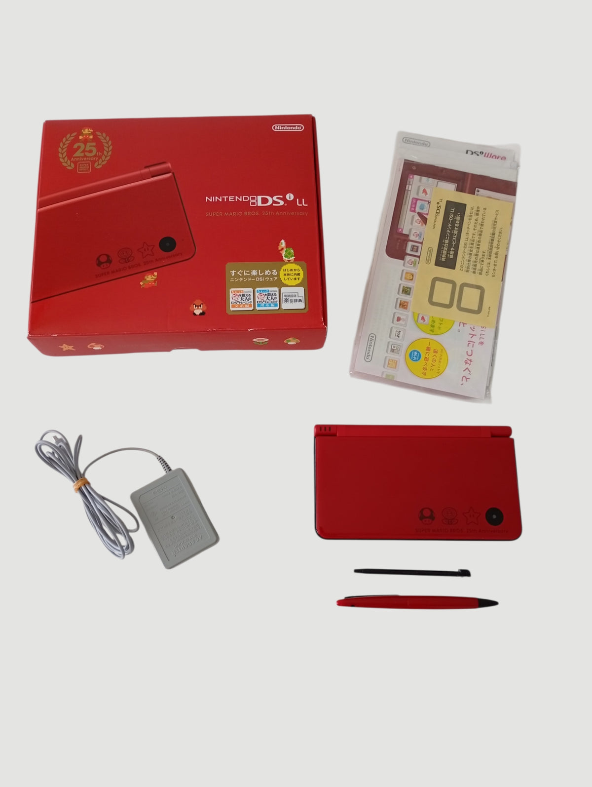 consola nintendo dsi xl edicion especial 25 aniversario mario liberada en micro sd 32 gb