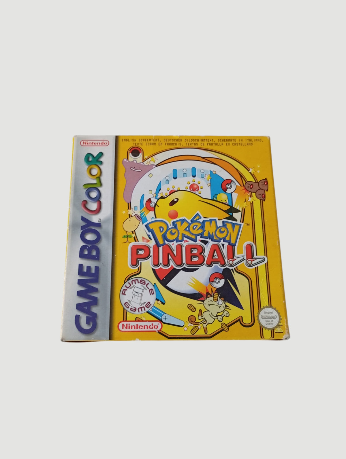 pokemon pinball game boy color en caja original español