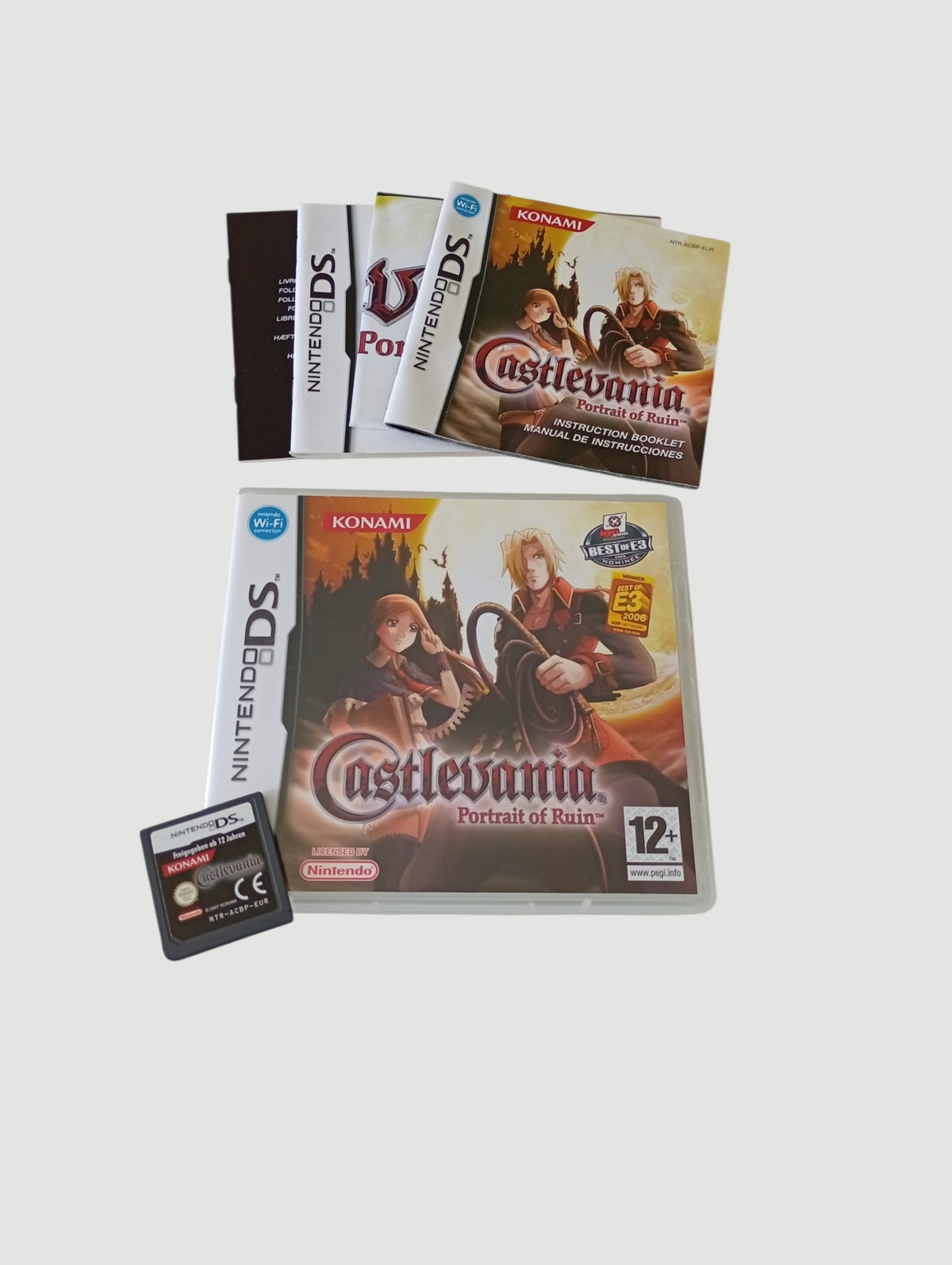 castlevania portrait of ruin original español nintendo ds