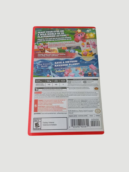 kirby and the forgotten land original español nintendo switch 2