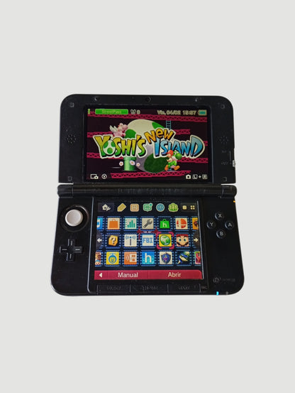 consola nintendo 3ds old xl black liberada en micro sd 32 gb