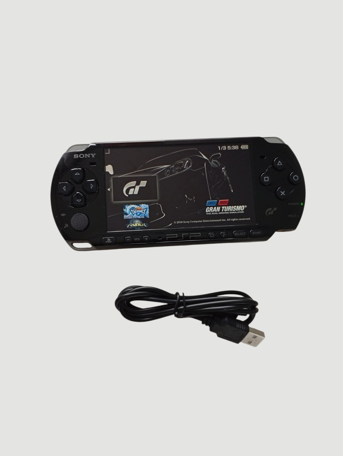 Consola psp 3000 negra edicion especial gran turismo liberada en micro sd 32 gb