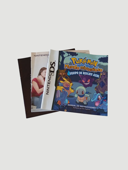 pokemon mundo misterioso equipo de rescate azul original español nintendo ds