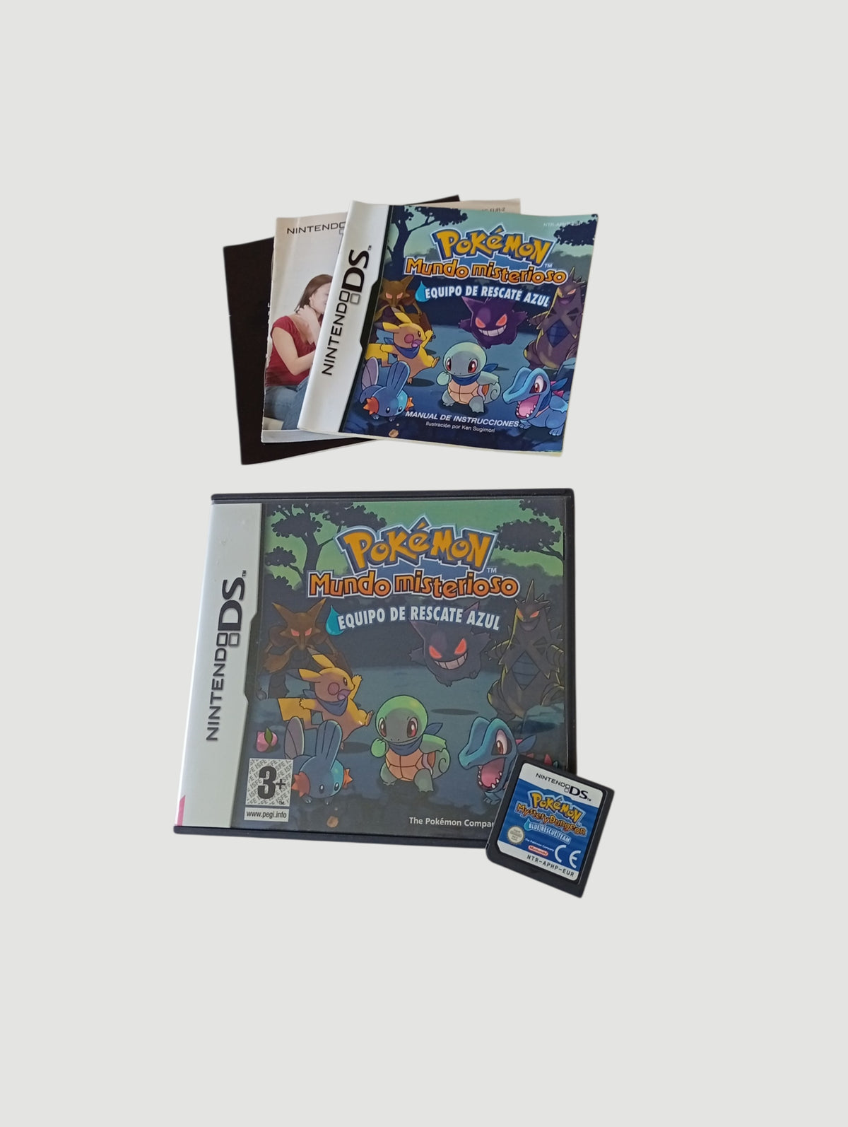 pokemon mundo misterioso equipo de rescate azul original español nintendo ds