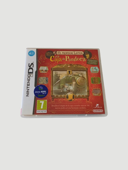 el profesor Layton y la caja de Pandora original español nintendo ds