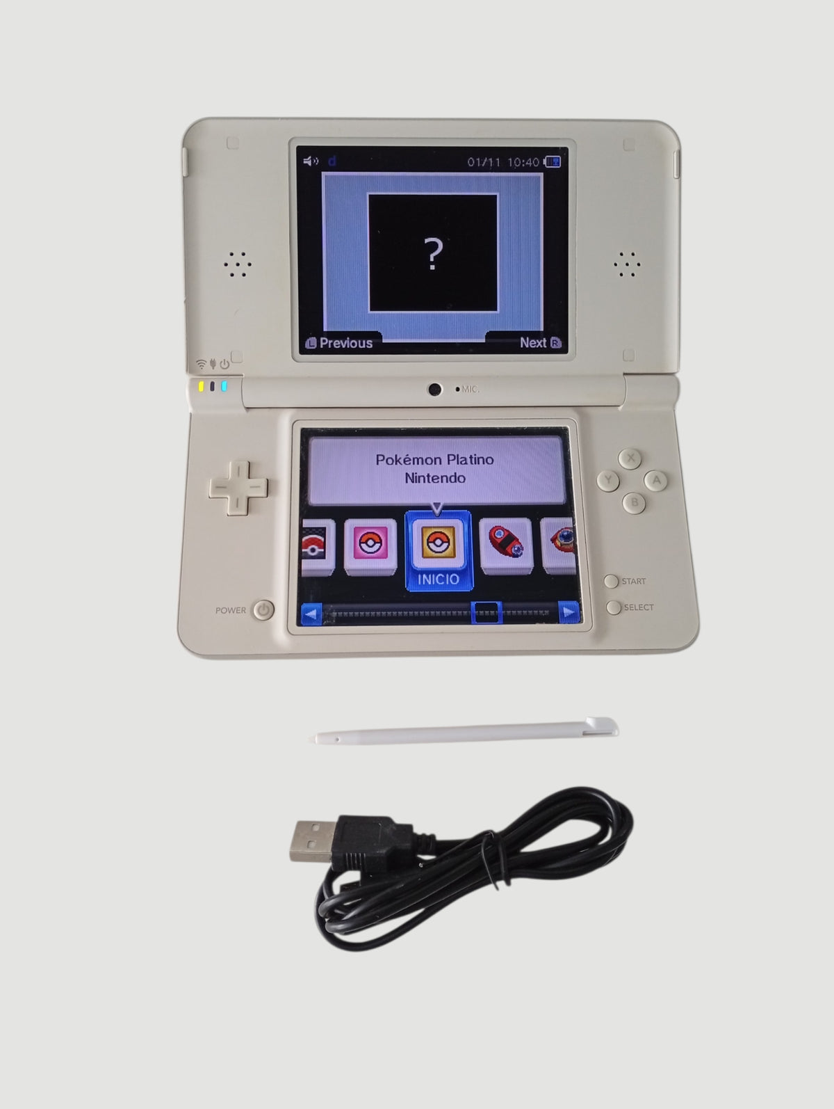Consola nintendo dsi xl blanca liberada en micro sd 32 gb