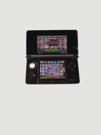 Consola nintendo 3ds old negra en caja liberada en micro sd 32 gb