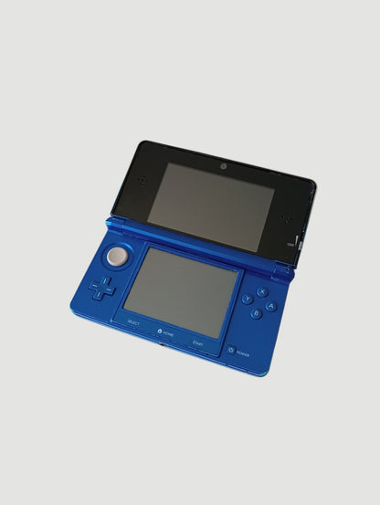 Consola nintendo 3ds old azul con negro liberada en micro sd 32 gb