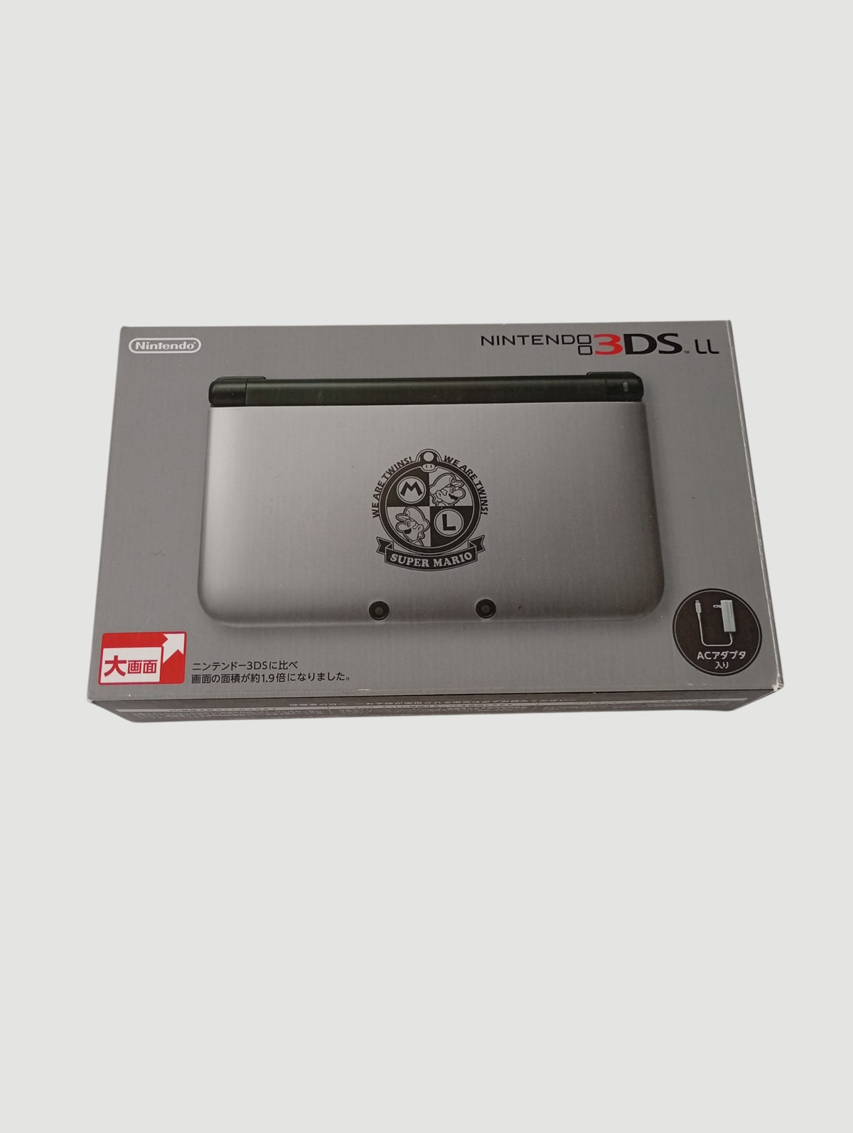 Consola nintendo 3ds old xl edición especial mario silver en caja liberada en micro sd 32 gb