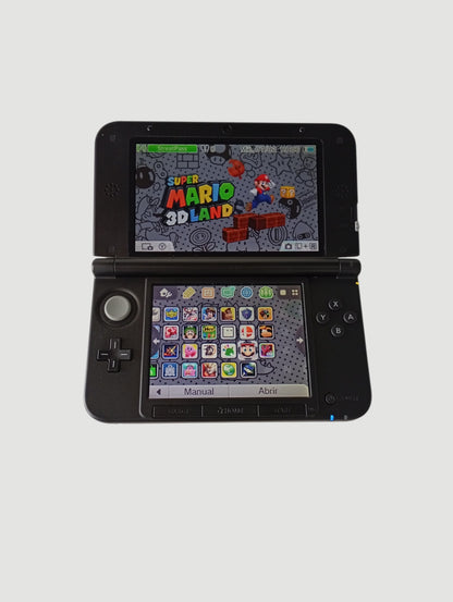 Consola nintendo 3ds old xl edición especial mario silver en caja liberada en micro sd 32 gb
