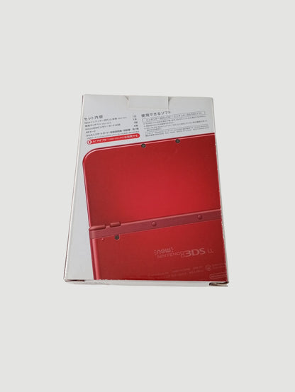 Consola nintendo new 3ds xl metallic red en caja liberada en micro sd 32 gb