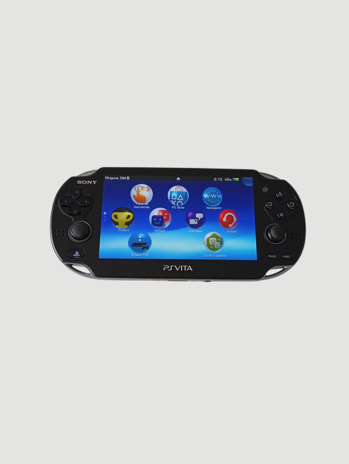 Consola psvita fat negra en caja liberada en micro sd 32 gb