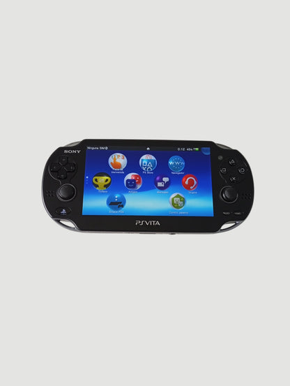 Consola psvita fat negra en caja liberada en micro sd 32 gb