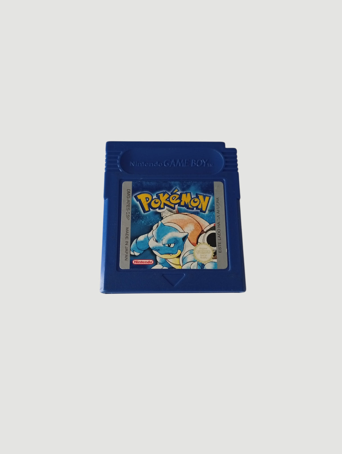 cartucho pokemon azul original español game boy