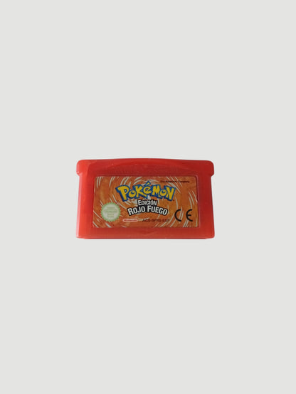 cartucho pokemon rojo fuego original español game boy advance