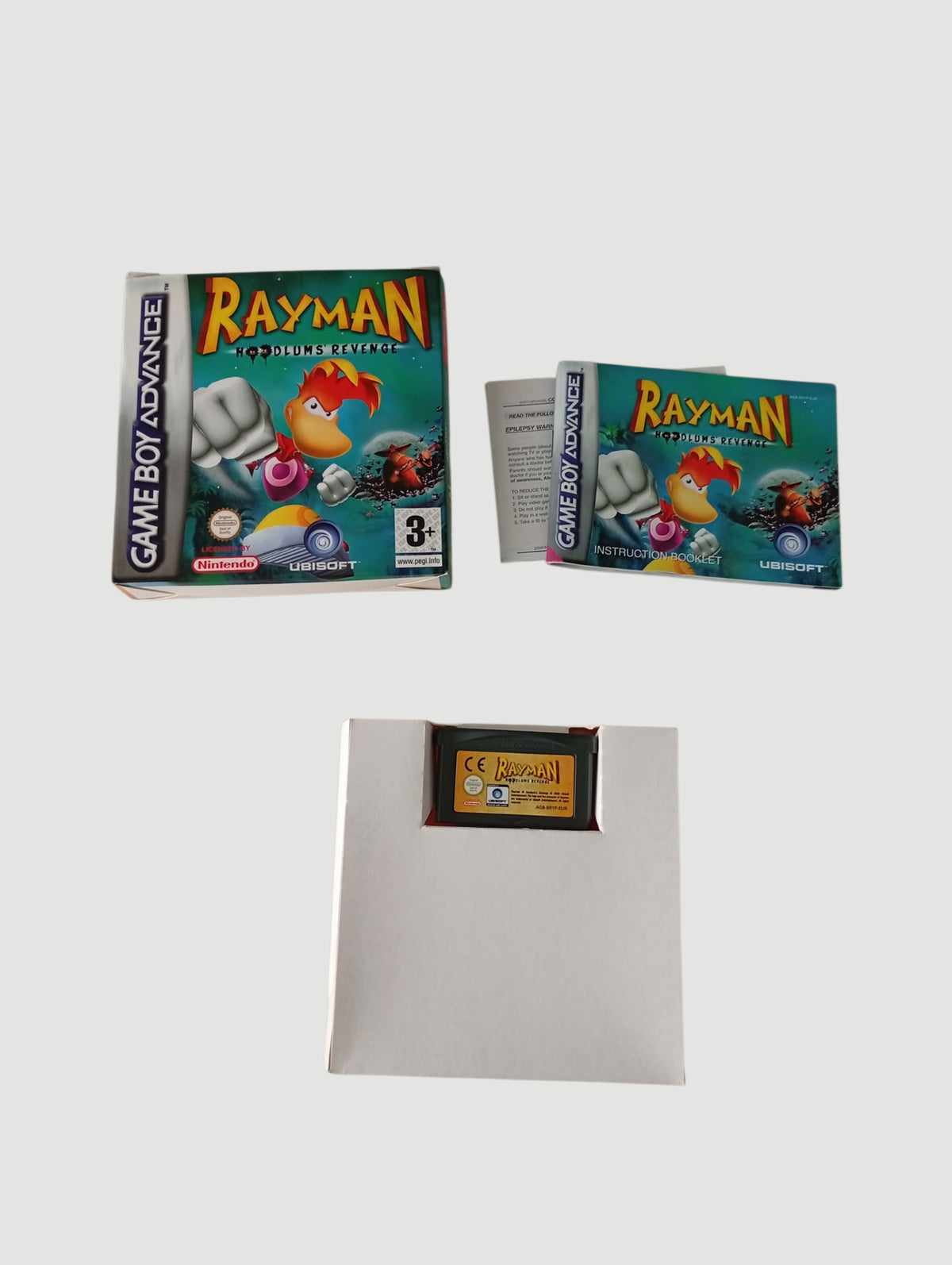 Rayman: Hoodlums' Revenge original español game boy advance en caja