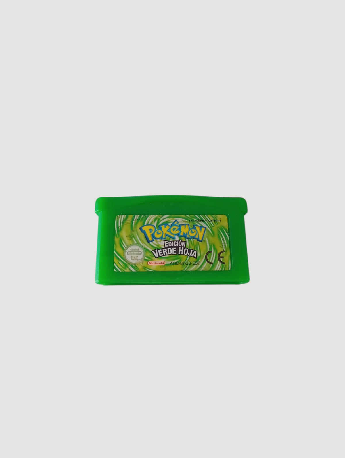 cartucho pokemon verde hoja original español game boy advance