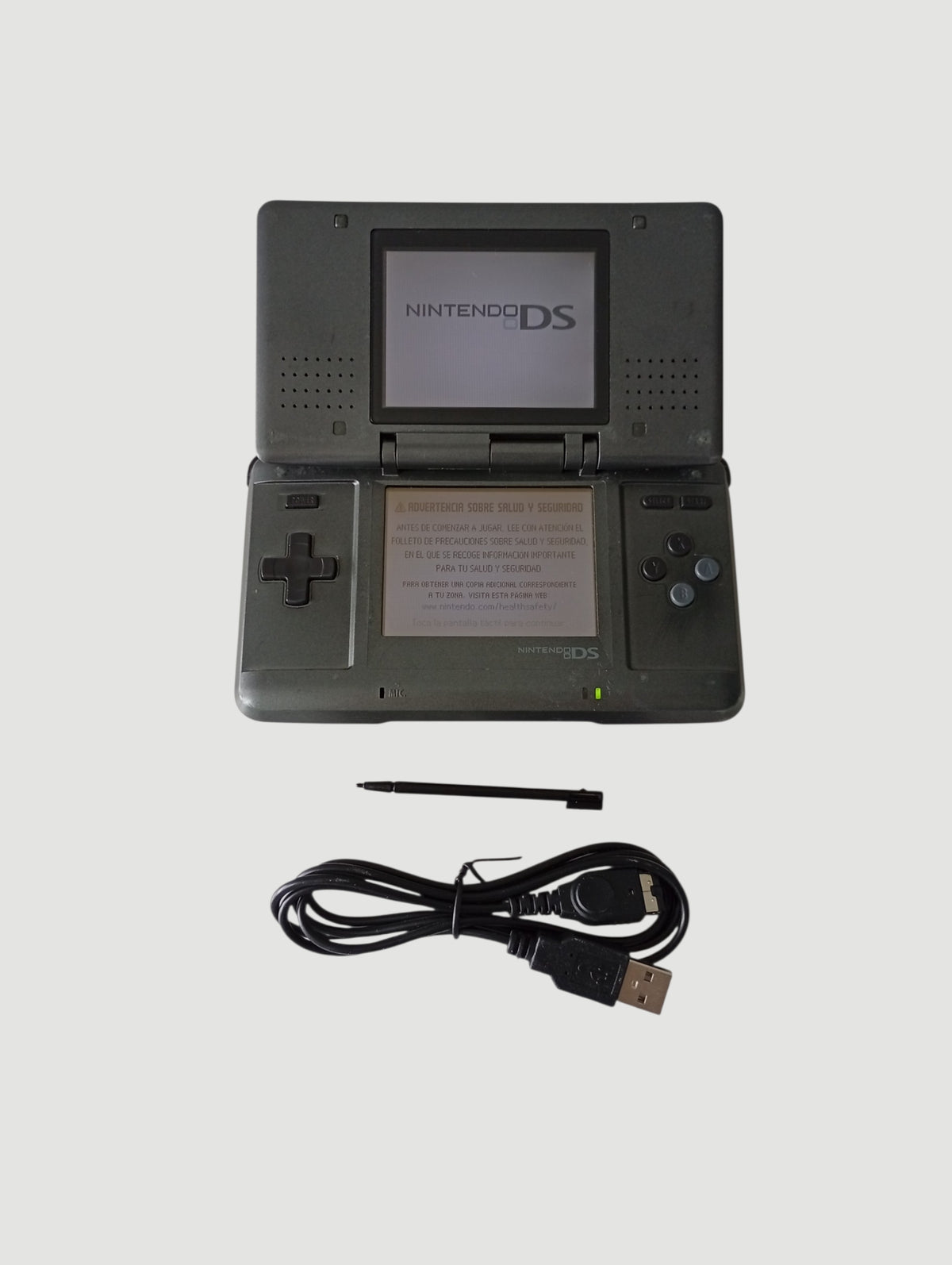 consola nintendo ds fat grafito