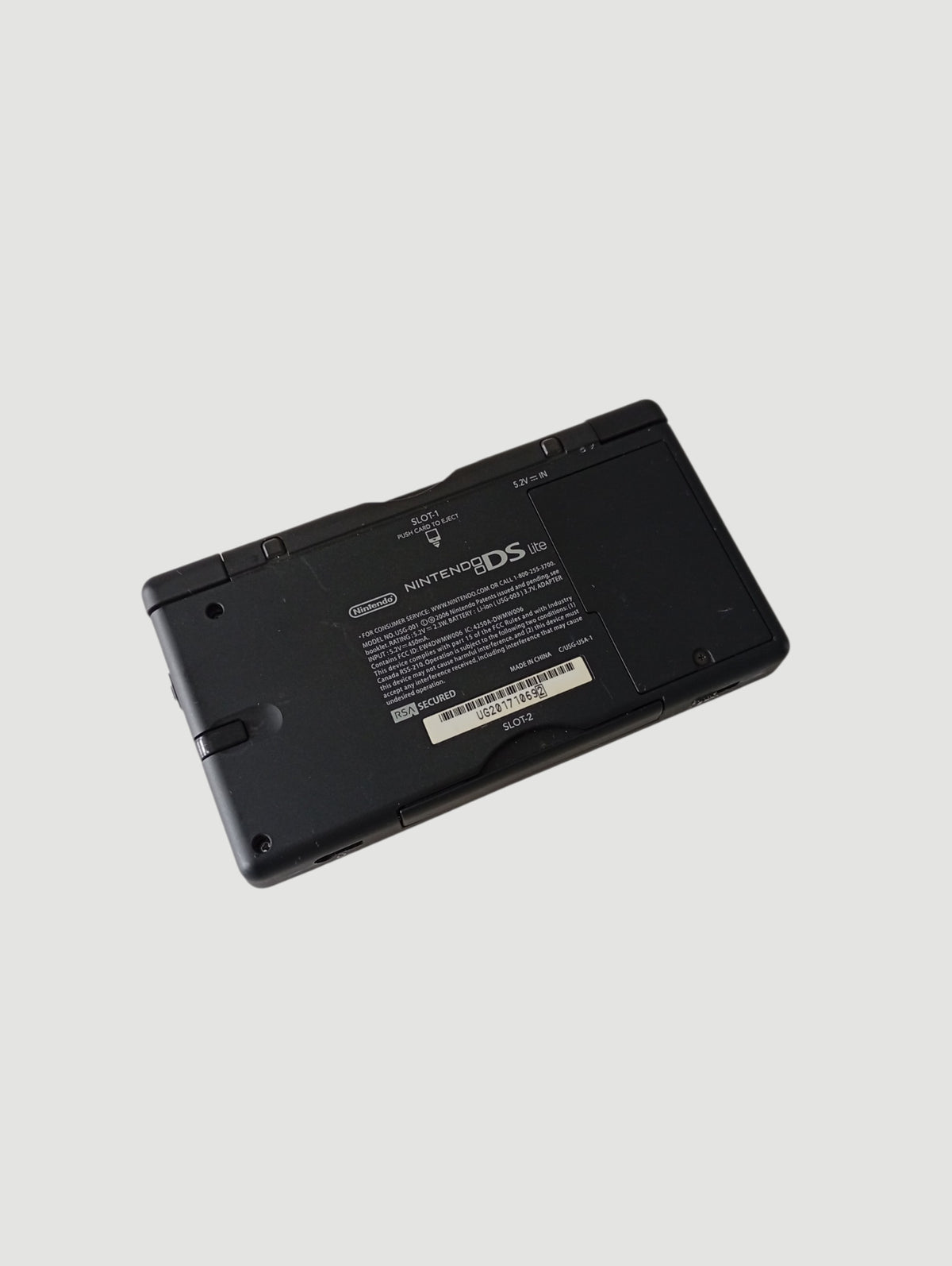 consola nintendo ds lite azul negra