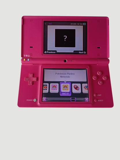 consola nintendo dsi fucsia liberada en micro sd 32 gb