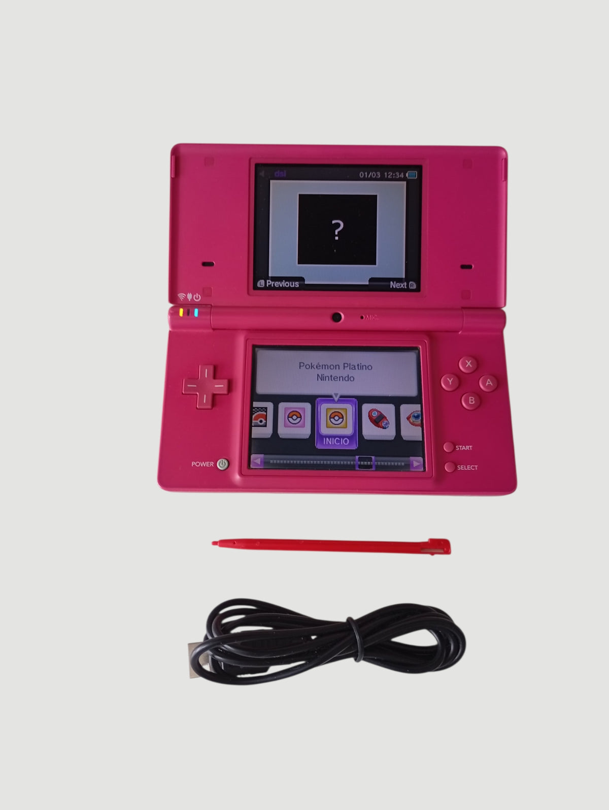 consola nintendo dsi fucsia liberada en micro sd 32 gb