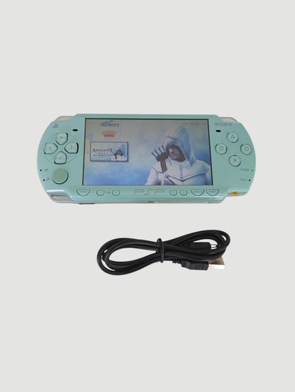 consola psp 2000 turquesa liberada en micro sd 32 gb