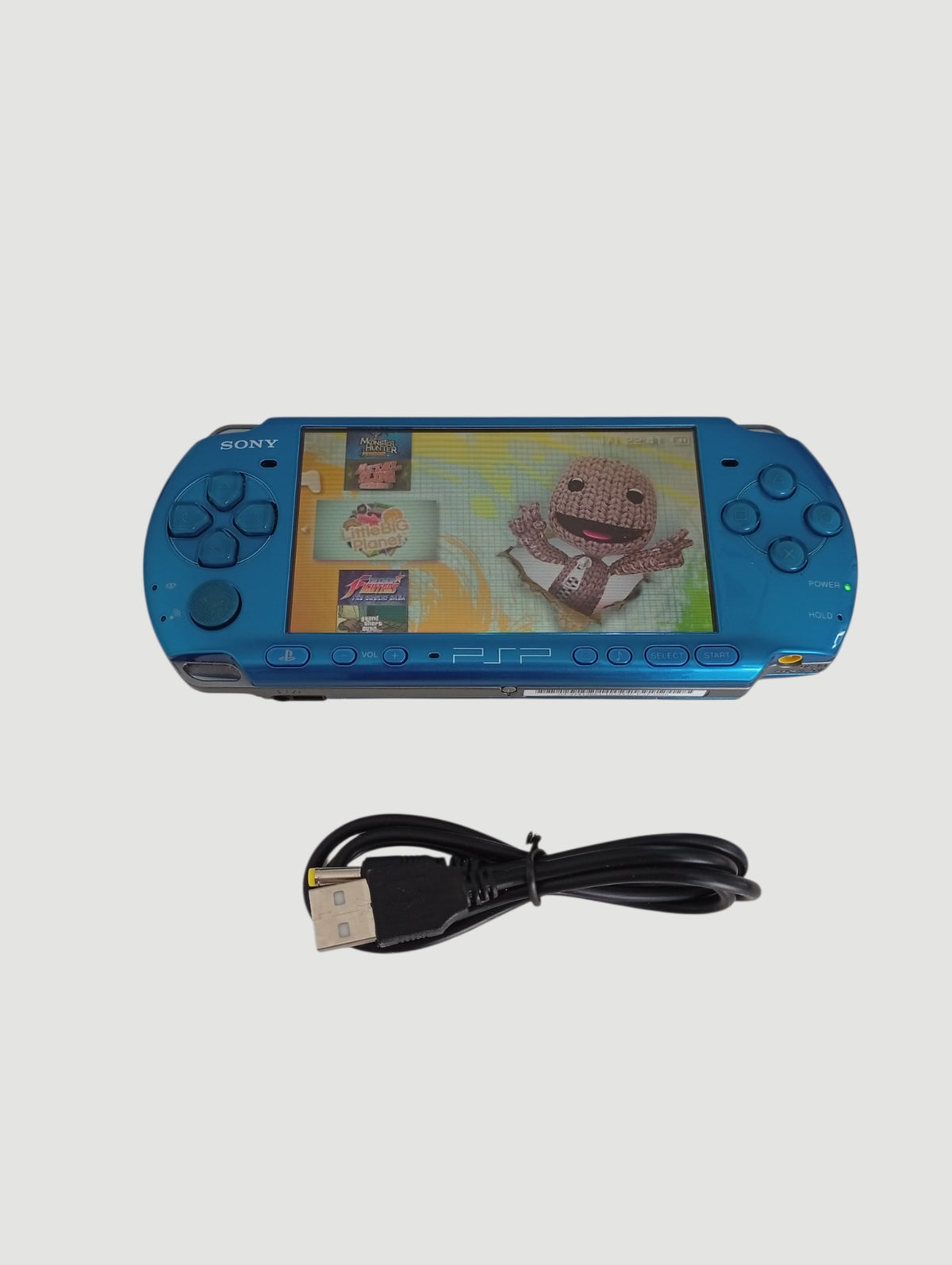consola psp 3000 carnival blue liberada en micro sd 32 gb